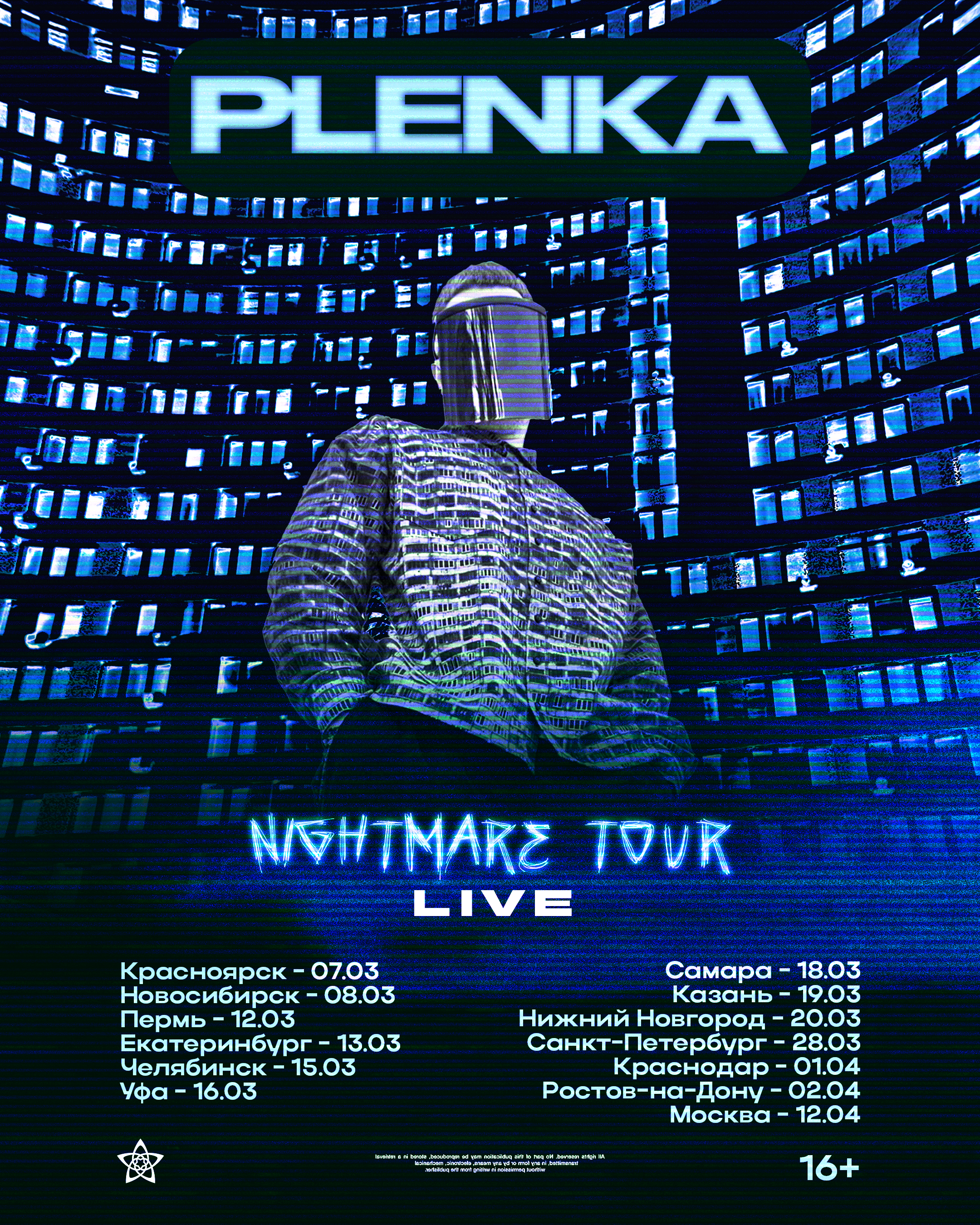 Plenka Nightmare Tour poster